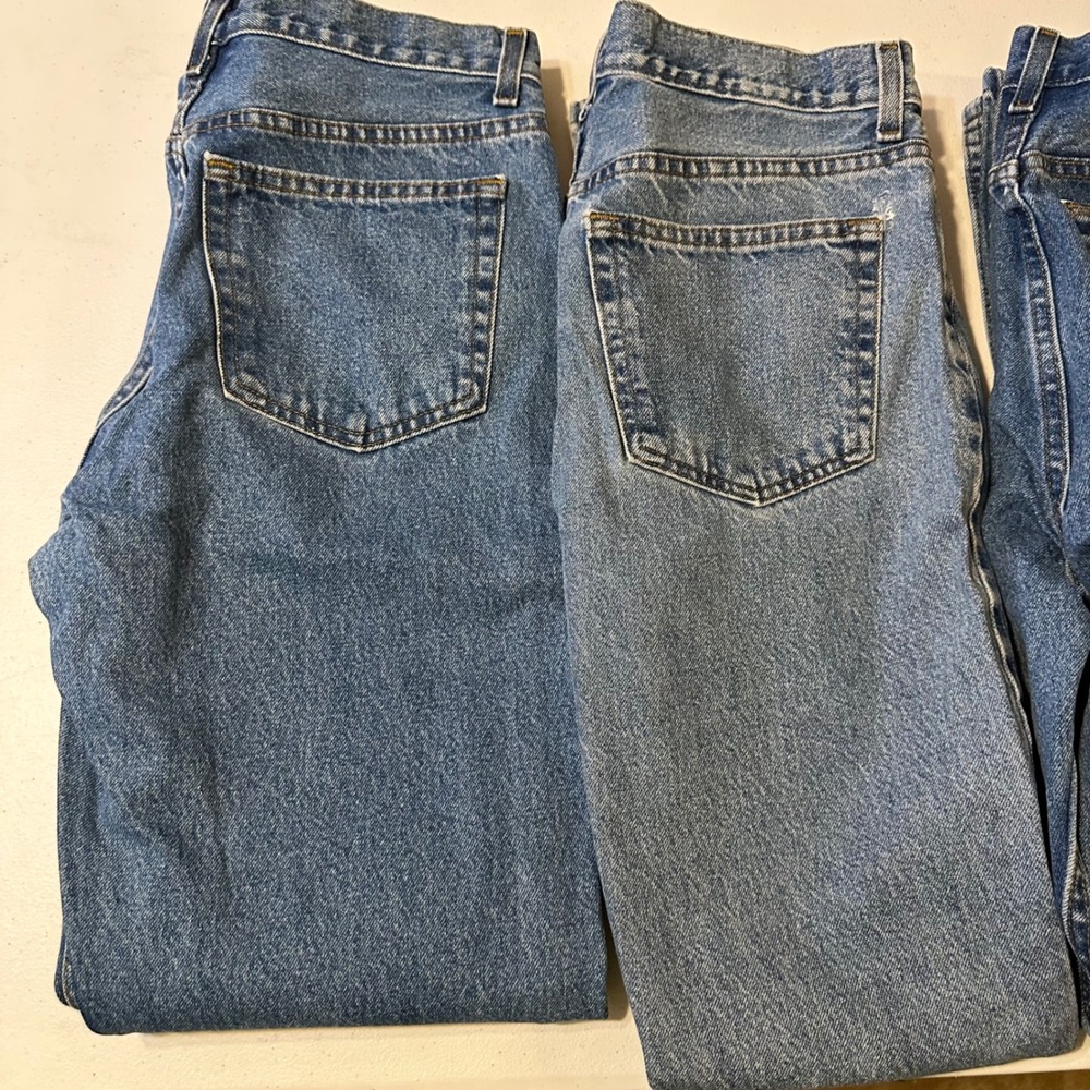 George Jeans Mens 32x34 Blue Lot of 4 Regular Fit Cotton Denim Outdoor Work Wear - Picture 2 of 9